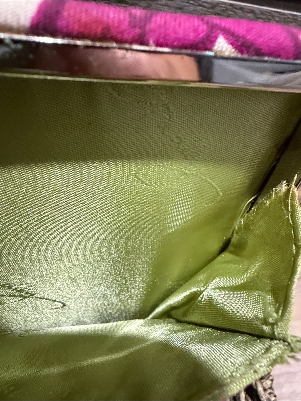 Vera Bradley Hello Dahlia Pattern Opera Wallet Style Clutch Designer Fall 2010 - Picture 10 of 16